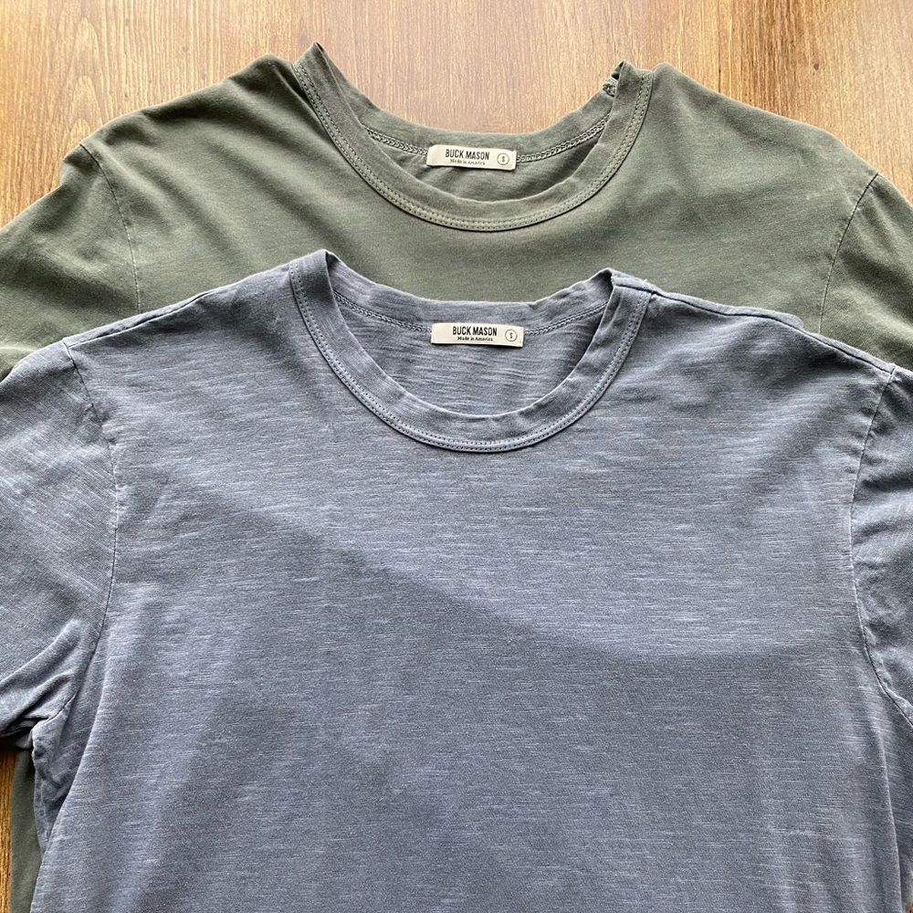 BUCK MASON MENS SMALL T SHIRT LOT